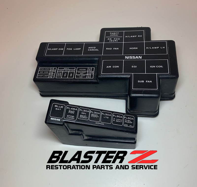 300ZX Fuse Box Cover Decal Kit